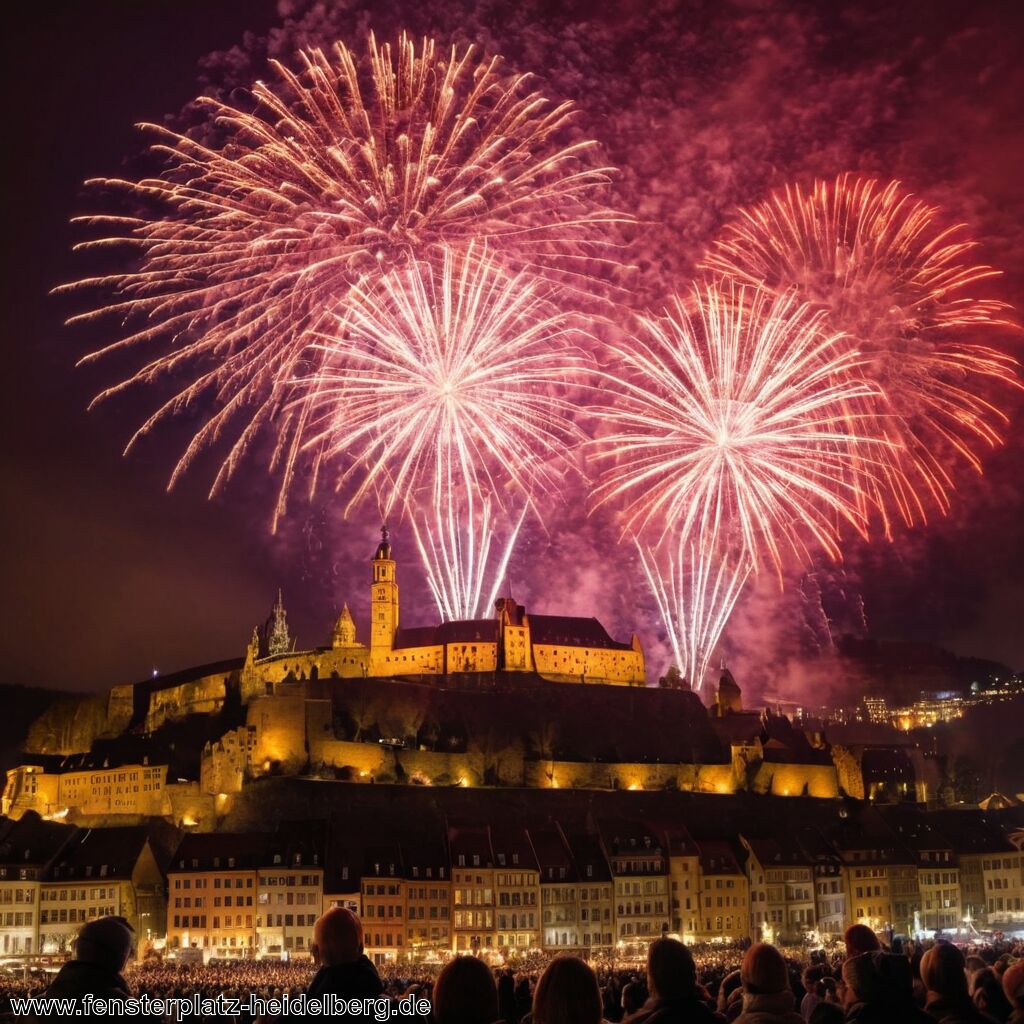 Silvester in Heidelberg » Das Feuerwerk der Neckarstadt