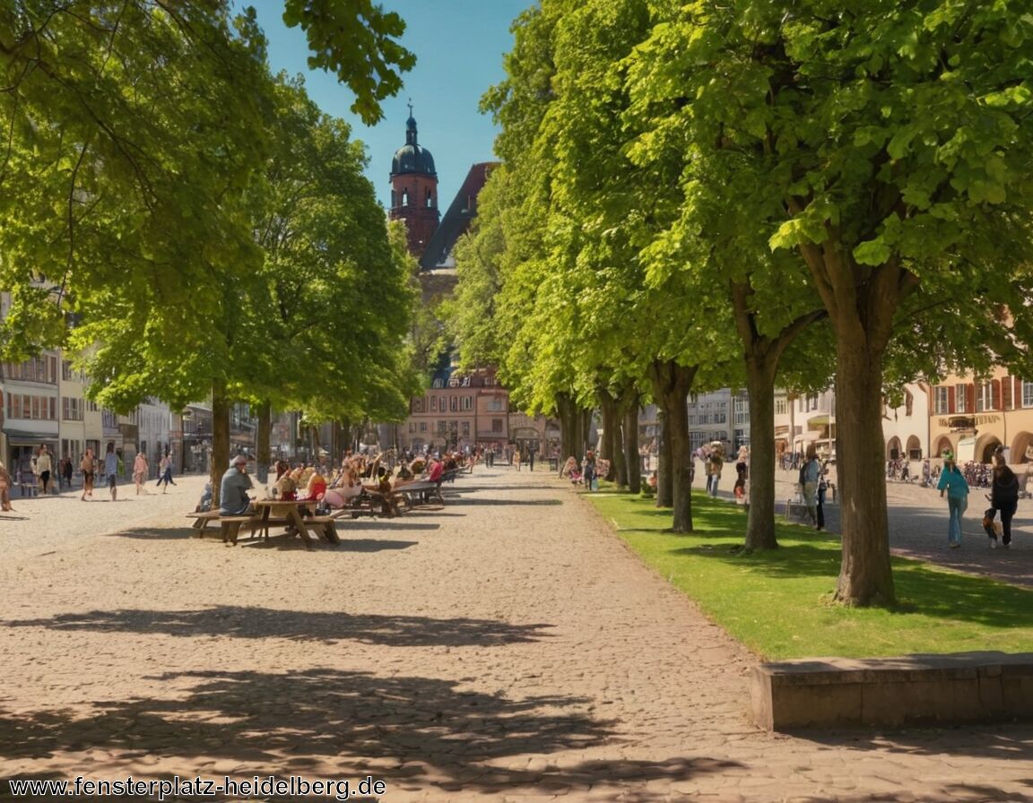 Rheinpromenade mit Picknick und Spielplätzen - Heidelberg mit Kindern » Familienabenteuer in der Altstadt