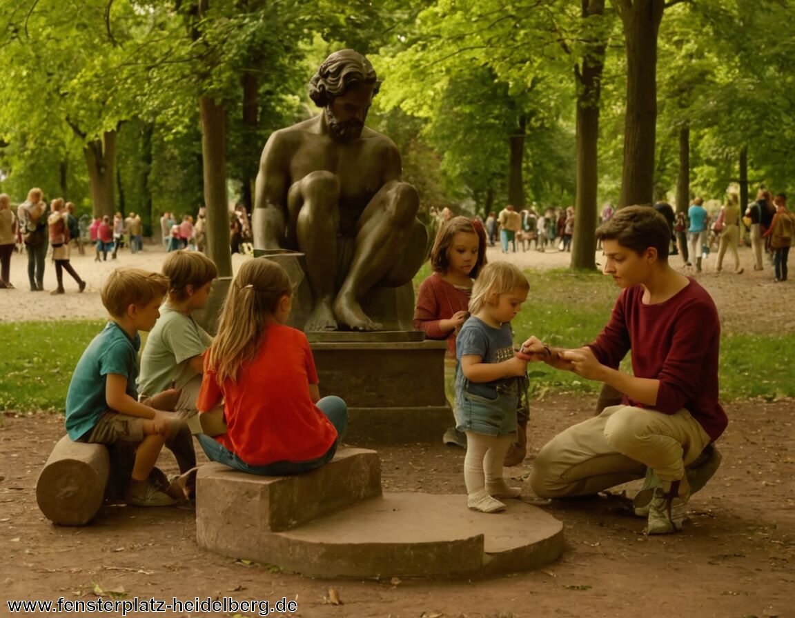 Bildhauer-Workshop im Stadtpark besuchen - Heidelberg mit Kindern » Familienabenteuer in der Altstadt