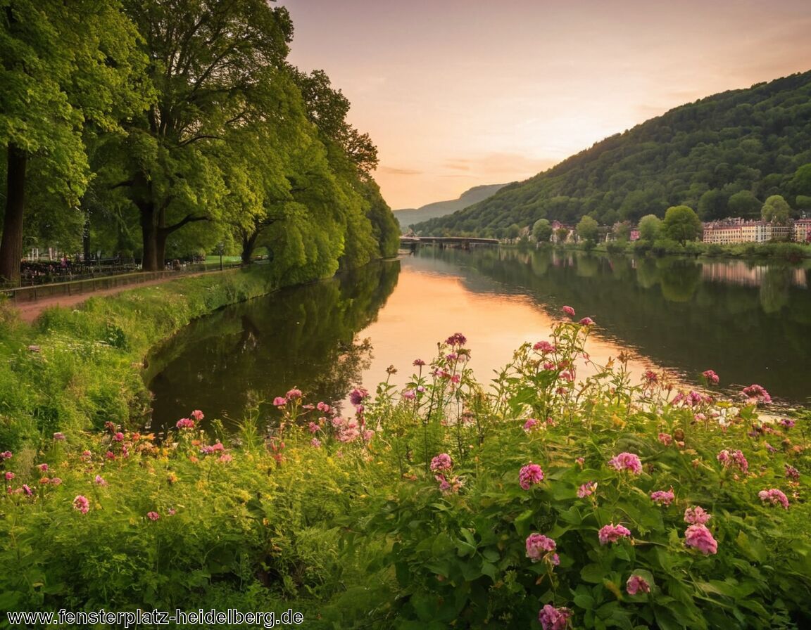Neckarwiese Heidelberg - Die schönsten Parks und Gärten in Heidelberg