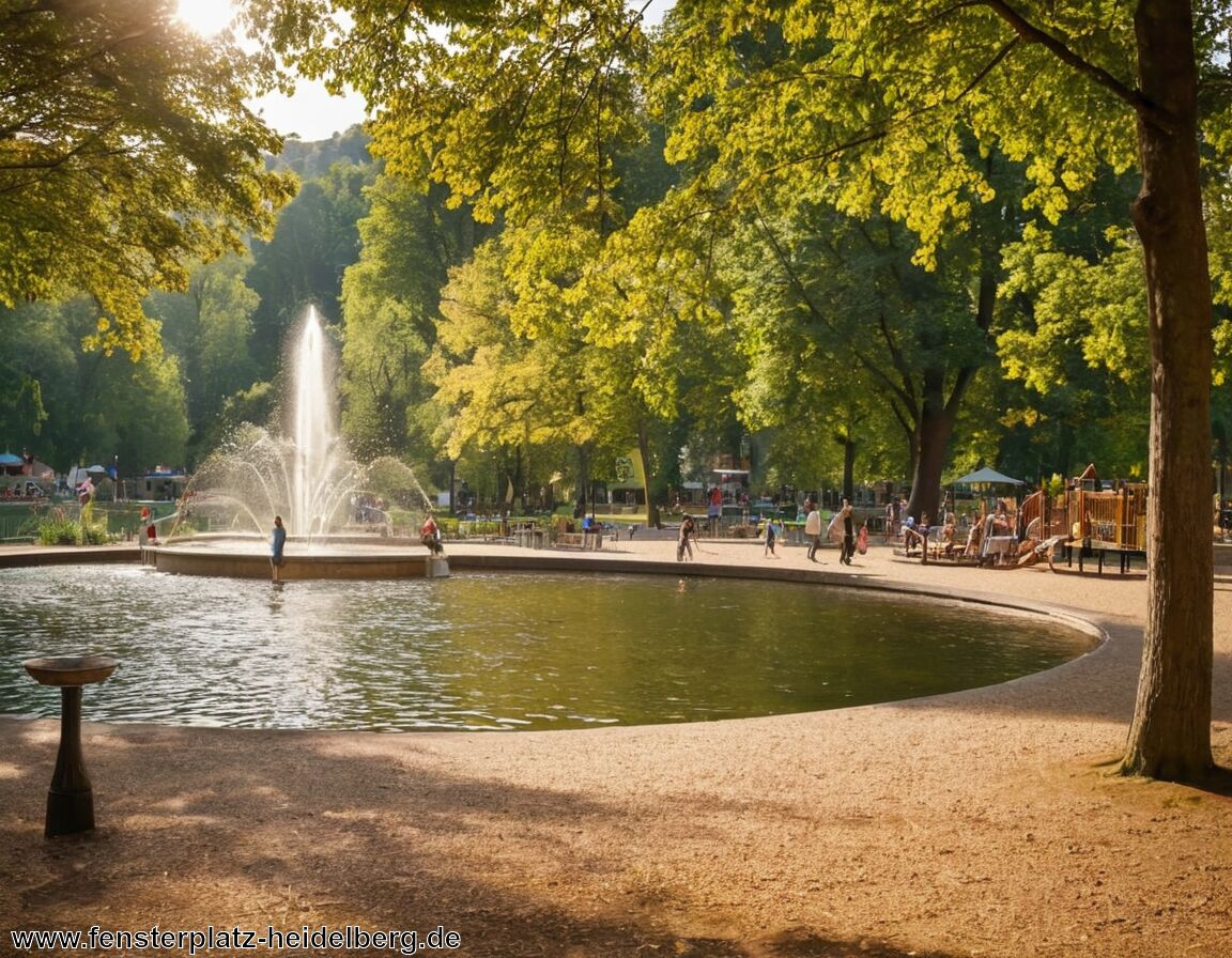 Wasserspielplatz an der Neckarwiese - Die schönsten Spielplätze in Heidelberg