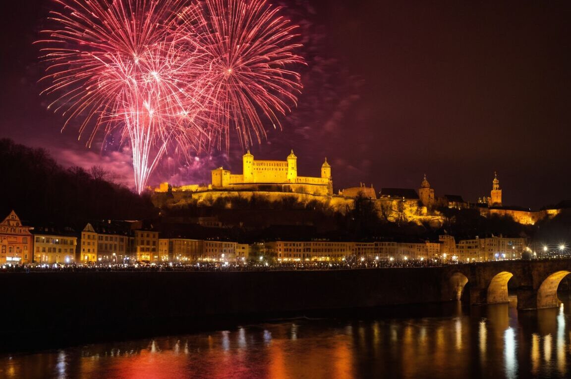 Silvester in Heidelberg » Das Feuerwerk der Neckarstadt